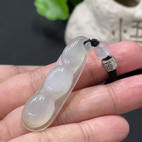 古玩玉器天然翡翠掛件真品鑒賞圖