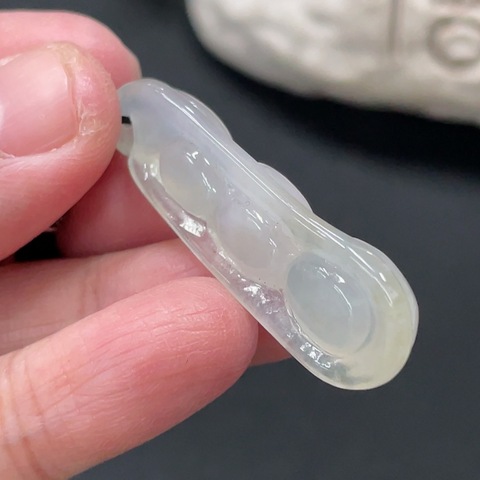 古玩玉器天然翡翠掛件真品鑒賞圖