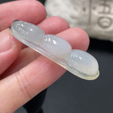 古玩玉器天然翡翠掛件真品鑒賞圖