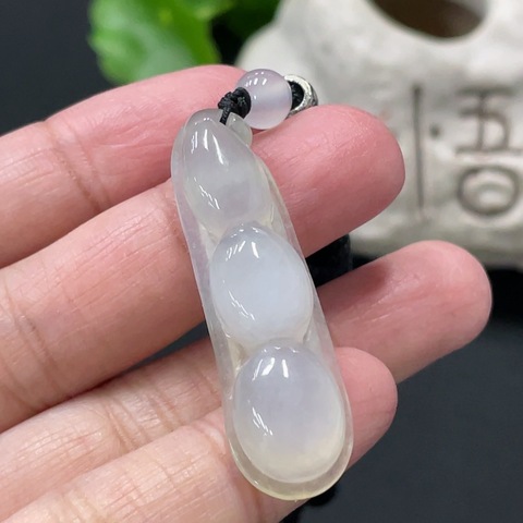 古玩玉器天然翡翠掛件真品鑒賞圖