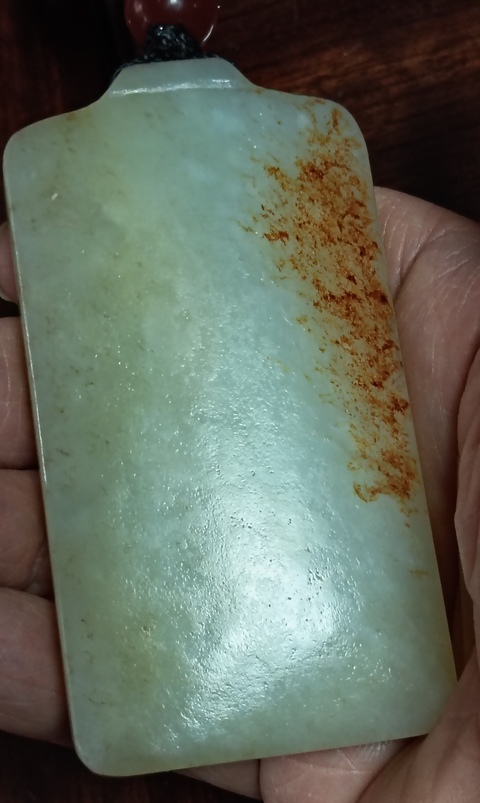 古玩玉器和田玉無事牌真品鑒賞圖