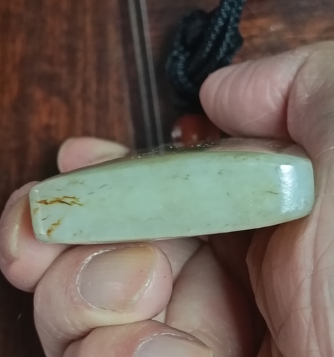 古玩玉器和田玉無事牌真品鑒賞圖