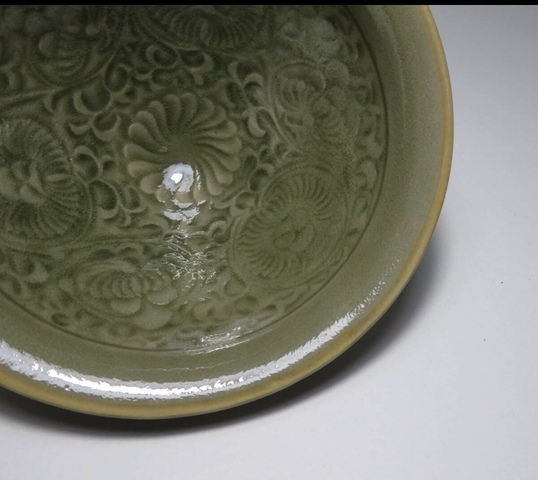 古玩陶瓷耀州窯印花盞真品鑒賞圖