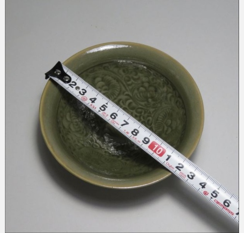 古玩陶瓷耀州窯印花盞真品鑒賞圖