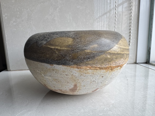 古玩陶瓷褐釉缽真品鑒賞圖