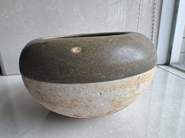 古玩陶瓷褐釉缽真品鑒賞圖