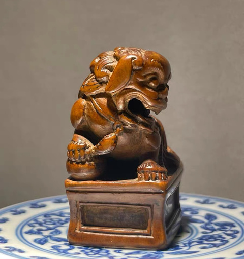 古玩雜項獅子真品鑒賞圖