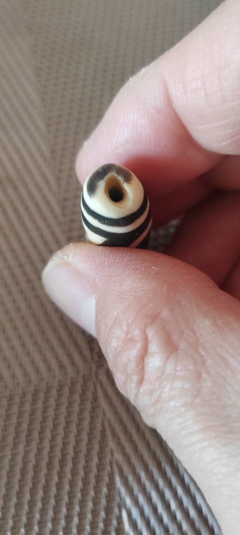 古玩玉器老料器天珠真品鑒賞圖