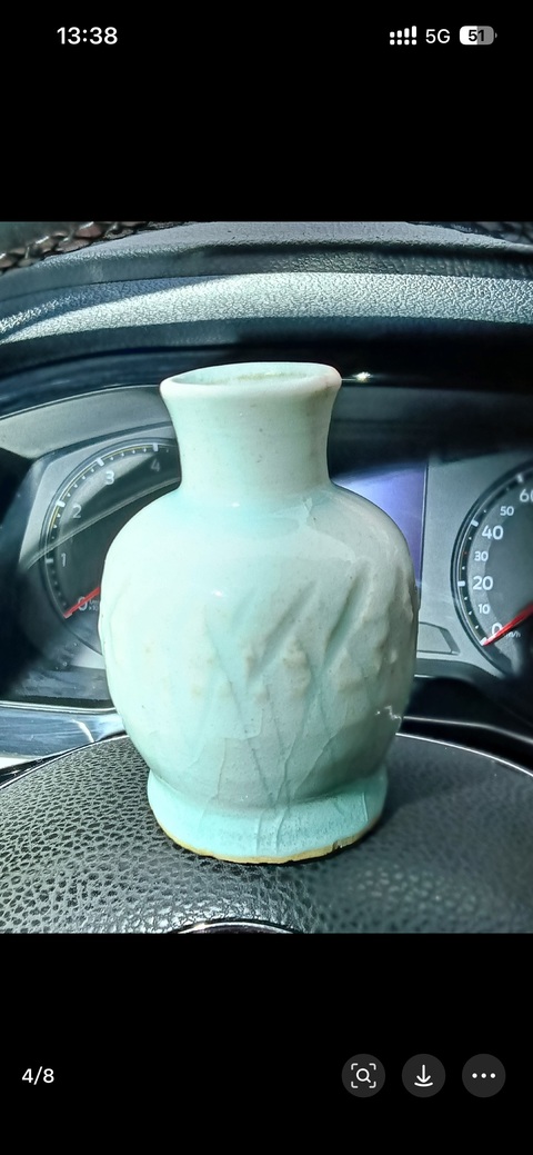 古玩陶瓷湖田窯影青瓶真品鑒賞圖