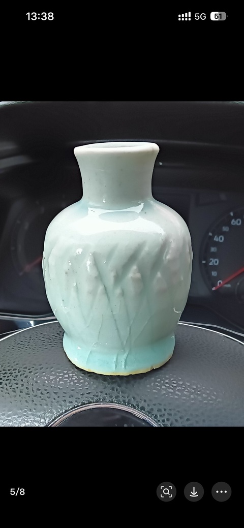 古玩陶瓷湖田窯影青瓶真品鑒賞圖