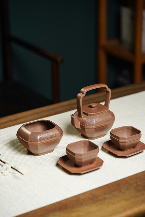 古玩雜項靜心提梁套組【大師壺】李昌鴻大師真品鑒賞圖