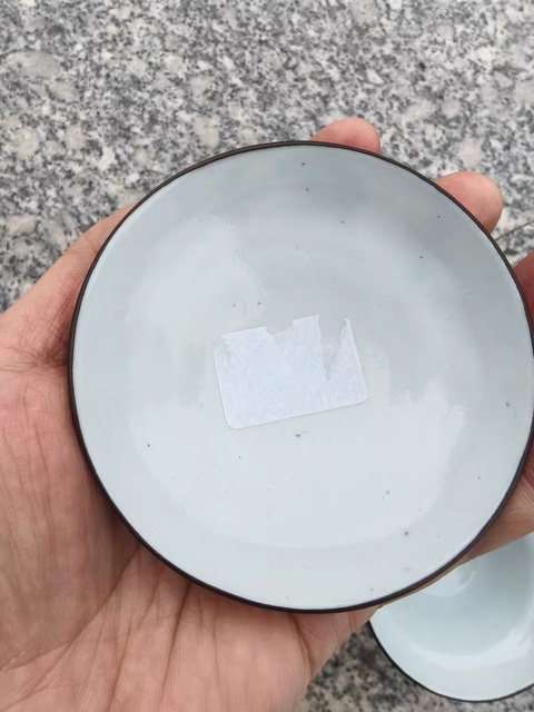 古玩陶瓷青花蓋碗真品鑒賞圖