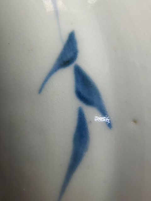 古玩陶瓷魚紋青花盤真品鑒賞圖