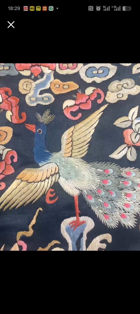 古玩雜項補子真品鑒賞圖