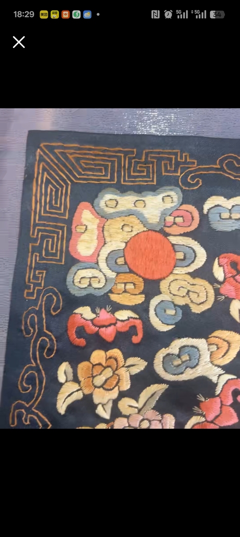 古玩雜項補子真品鑒賞圖