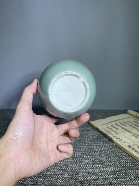 古玩陶瓷清末民初.冬青釉水洗拍賣，當前價格0元