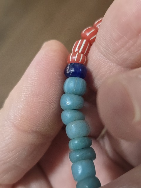 古玩玉器琉璃手鏈真品鑒賞圖