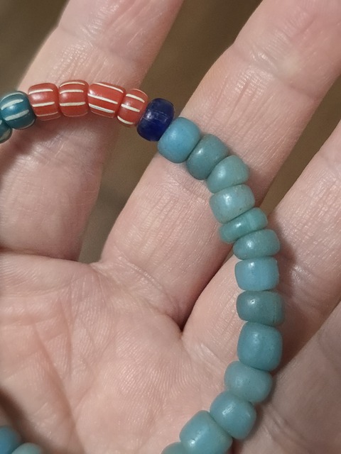 古玩玉器琉璃手鏈真品鑒賞圖