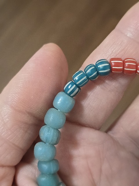 古玩玉器琉璃手鏈真品鑒賞圖