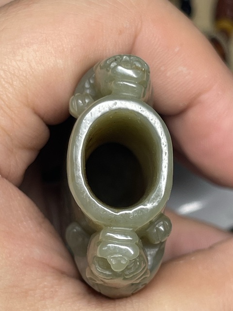 古玩玉器玉瓶真品鑒賞圖
