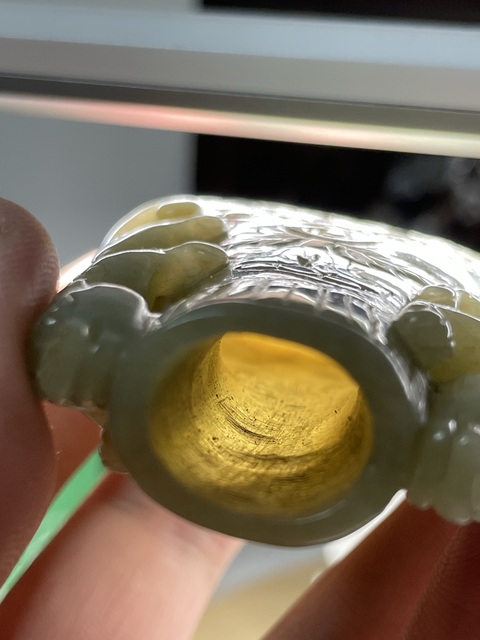 古玩玉器玉瓶真品鑒賞圖