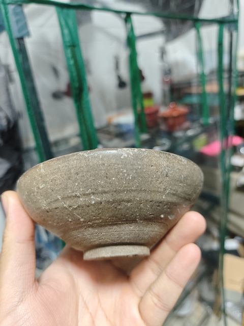 古玩陶瓷月白釉建窯系盞真品鑒賞圖