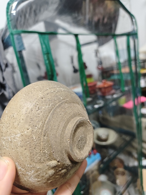 古玩陶瓷月白釉建窯系盞真品鑒賞圖