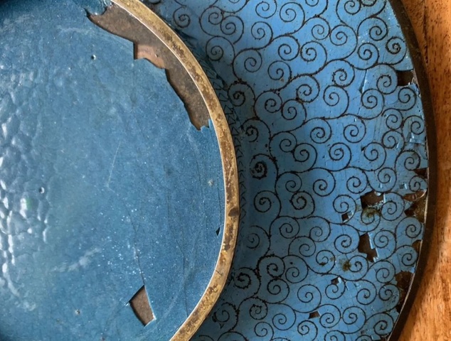 古玩銅器掐絲琺瑯真品鑒賞圖