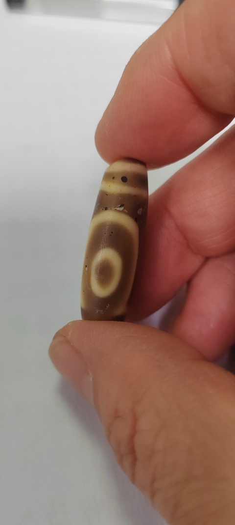 古玩玉器老料器天珠真品鑒賞圖