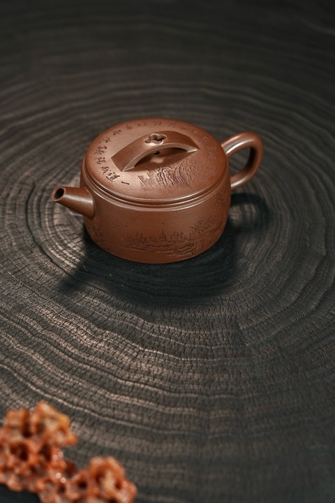 古玩雜項漢瓦紫砂壺【純手工】【國工美術(shù)師】真品鑒賞圖