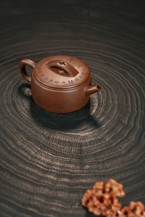 古玩雜項漢瓦紫砂壺【純手工】【國工美術(shù)師】真品鑒賞圖