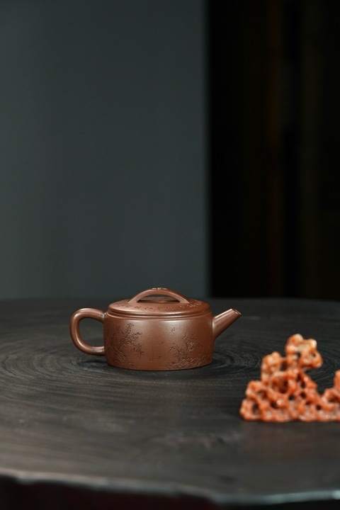 古玩雜項漢瓦紫砂壺【純手工】【國工美術(shù)師】真品鑒賞圖