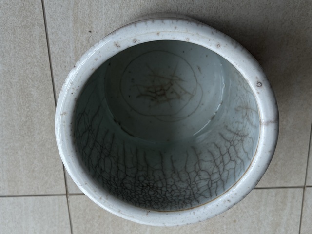 古玩陶瓷郎紅釉直筒爐真品鑒賞圖