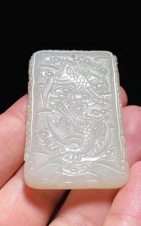 古玩玉器玉牌真品鑒賞圖