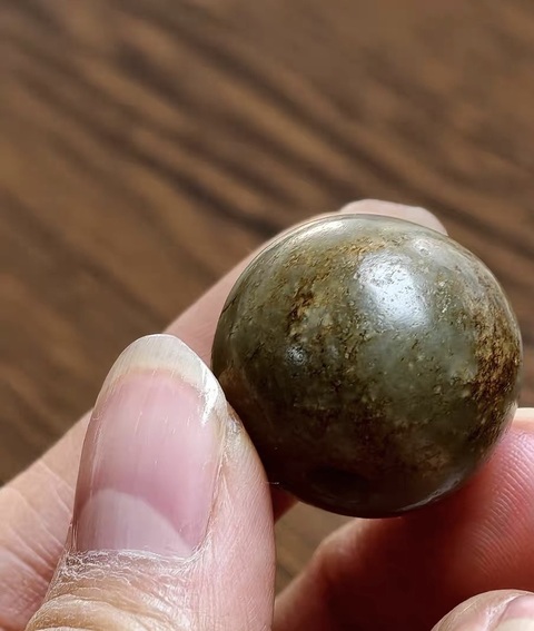 古玩玉器珠子真品鑒賞圖