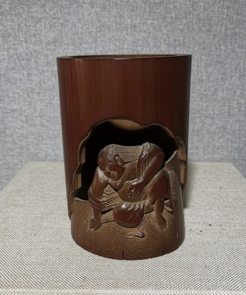 古玩雜項筆筒真品鑒賞圖