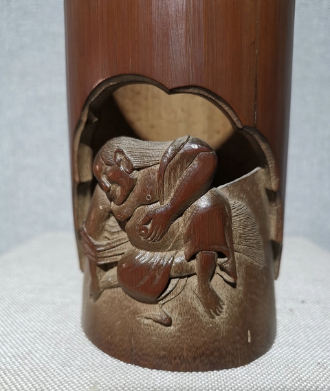 古玩雜項筆筒真品鑒賞圖