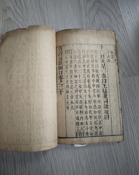 古玩字畫《資治通鑒綱目》真品鑒賞圖