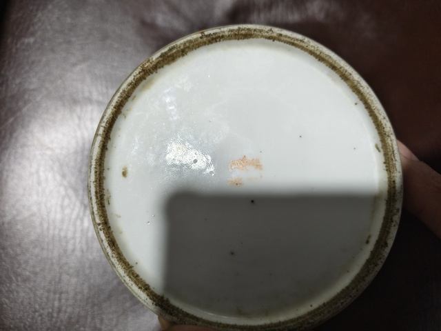 古玩陶瓷民國淺降彩壺真品鑒賞圖