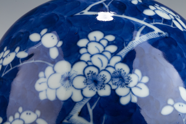 古玩陶瓷·青花留白冰梅紋蓋罐
真品鑒賞圖