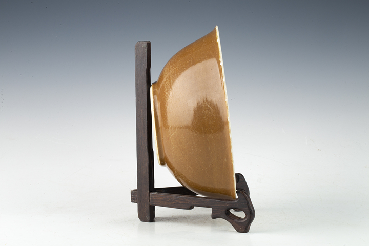 古玩陶瓷清·紫金釉大碗真品鑒賞圖