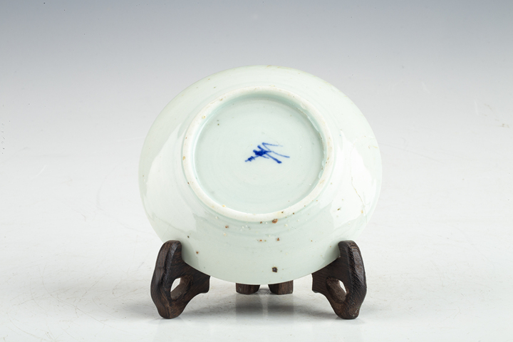 古玩陶瓷·青花團鶴紋小盤
真品鑒賞圖