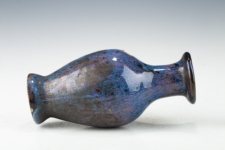 古玩陶瓷民國·窯變釉觀音瓶真品鑒賞圖