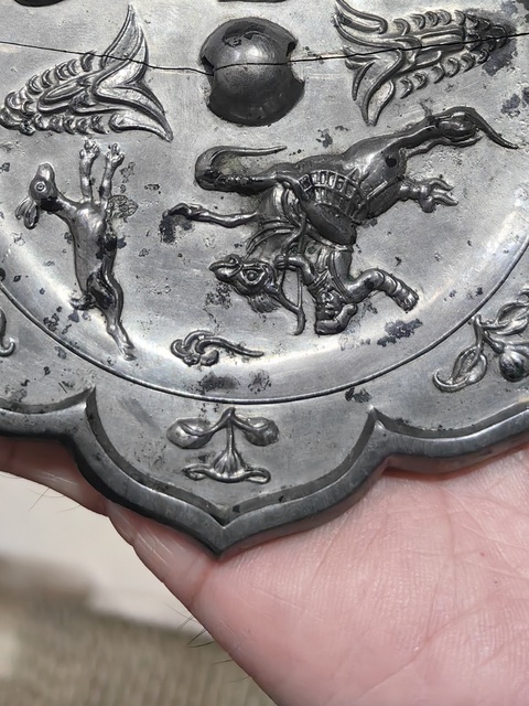 古玩銅器銅鏡真品鑒賞圖