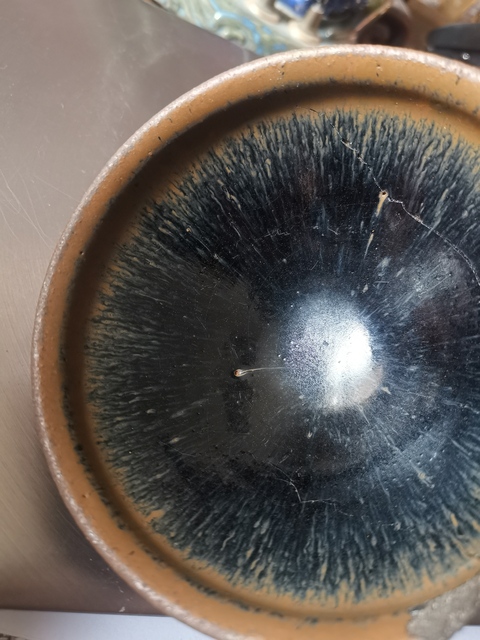 古玩陶瓷建窯兔毫盞拍賣，當前價格2222元