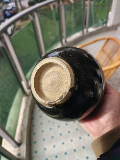 古玩陶瓷磁州窯系黑釉罐真品鑒賞圖