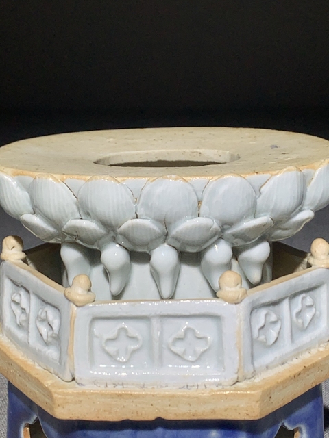 古玩陶瓷清早期底座真品鑒賞圖