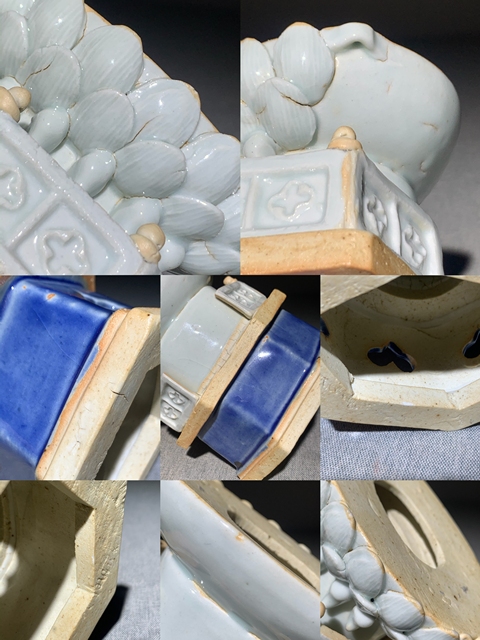 古玩陶瓷清早期底座真品鑒賞圖