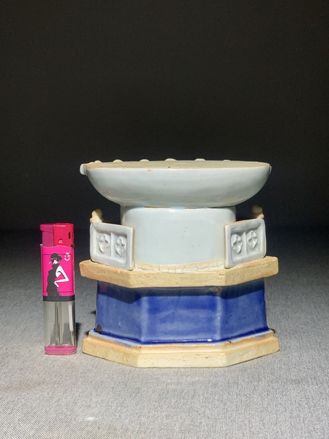 古玩陶瓷清早期底座真品鑒賞圖