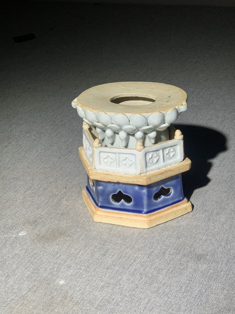 古玩陶瓷清早期底座真品鑒賞圖